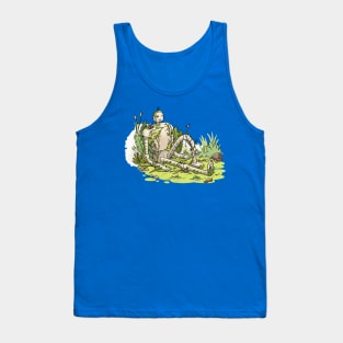 abandoned overgrowth robot Tank Top